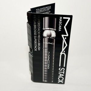 Mac Stack MASCARA Super Mega Brush Black TRAVEL SIZE